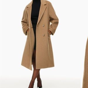 Aritzia Babton slouch coat in camel color. Lightly worn, great condition!